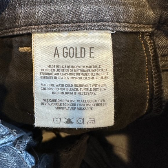 Agolde Jeans Sophie High Rise Skinny Rockport Gray Boho Stretch Sz 26 A003B-2036 - Picture 3 of 12